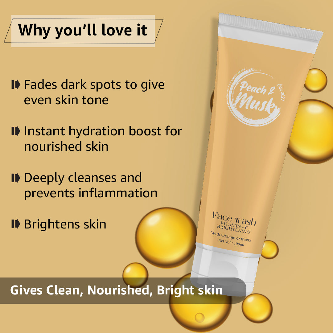 Vitamin C Face Wash with Orange Extracts | 100ml