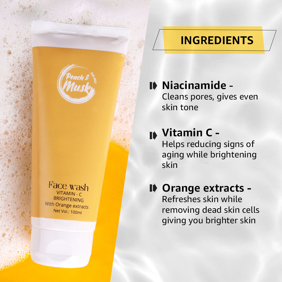 Vitamin C Face Wash with Orange Extracts | 100ml